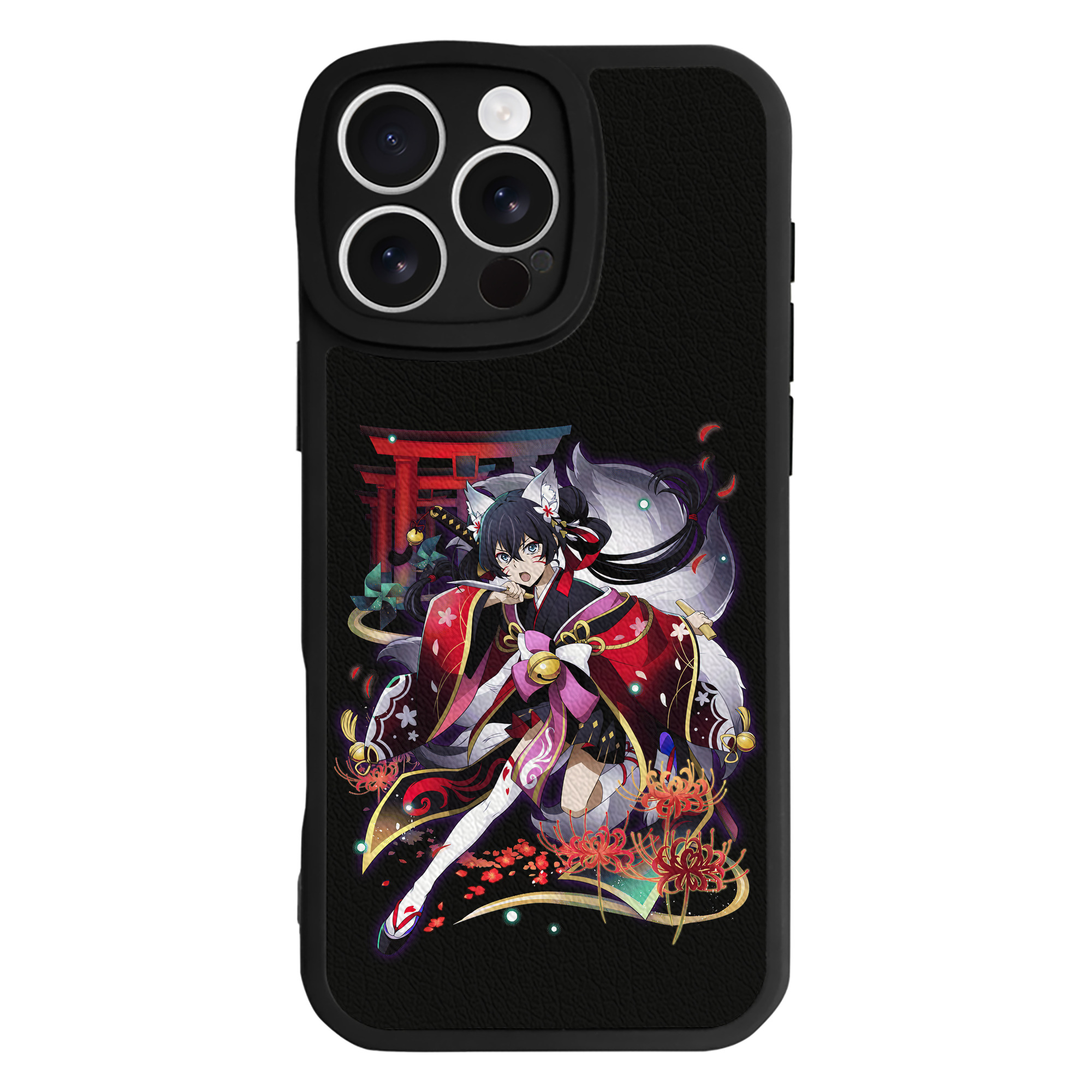 （画像用） 文豪ストレイドッグス Bungo Stray Dogs 【iPhone 16シリーズ対応】シリコンスマホケース（レザー調） 材質：シリコン